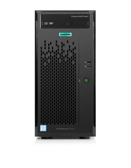 Picture of 835263-001 HPE Proliant Ml350 Gen9 Base Model 1p Intel Xeon 8-Core E5-2620V4/ 2.1GHz, 16GB DDR4 SDRAM, P440ar With 2GB FBWC, 1GB 4-PORT 331I Adapter, 8SFF, 1X 500W FS RPS 5U Tower Server. Refurbished.