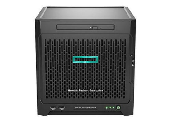 Picture of 878488-S01 HPE Proliant Micro Tower Server Gen10 Smart Buy-1X AMD Opteron Quad-Core X3421 / 2.1GHz, 8GB RAM, 4TB HDD, 2 X Gigabit Ethernet. Refurbished.
