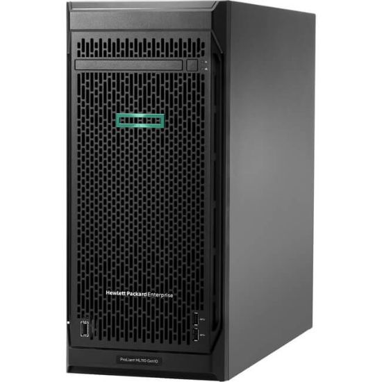 Picture of P03704-S01 HPE Proliant ML30 Gen9 E3-1220V6 1P 8GB-U B140I 4LFF NHP 350W PS Entry Server. Refurbished.