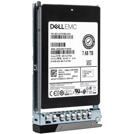Picture of 1DN8H Dell 7.68TB Mixed Use SATA 6GBPS TLC Enterprise SSD | Refurbished
