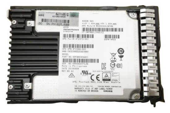 Picture of 872388-002 HPE 400GB SAS 12GBPS Mixed Use Digitally Signed Firmware SSD | Refurbished