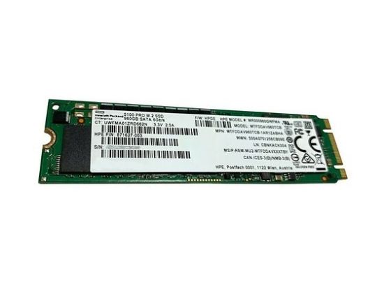 Picture of 875492-B21 HPE 960GB SATA 6GBPS Mixed Use TLC M.2 2280 Digitally Signed SSD | Refurbished
