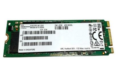 Picture of 875492-K21 HPE 960GB SATA-6GBPS Digitally Signed Firmware Mixed Use M.2 SSD | Refurbished