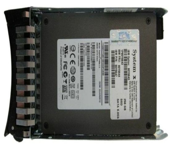 Picture of 90Y8643 IBM 256GB SATA 6GBPS Multi Level Cell Hot Swap 2.5-inch Internal SSD | Refurbished