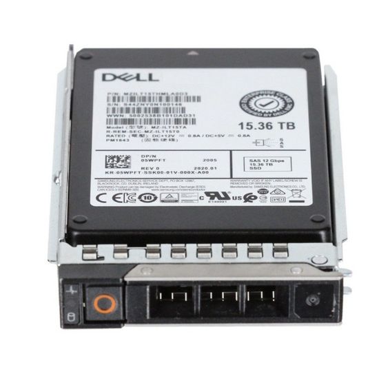 Picture of 98PXK Dell 15.36TB SAS 12GBPS Hot Plug 512e Read Intensive SSD | Refurbished