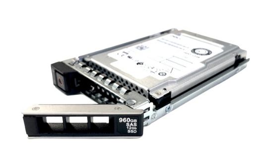 Picture of Dell 345-BCNX 960GB SAS 12GBPS Mix Use TLC 512e Hot Plug SSD | Brand New