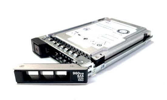 Picture of Dell 400-BCNN 960GB 2.5Inch Internal SAS 12GBPS Mixed Use Poweredge With Tray SSD | Brand New