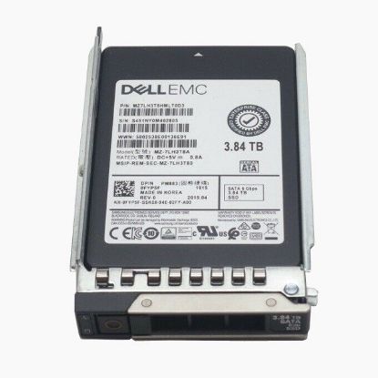 Picture of Dell D7W7F 3.84TB SATA 6GBPS 14g Read Intensive TLC Hot Plug SSD | Brand New