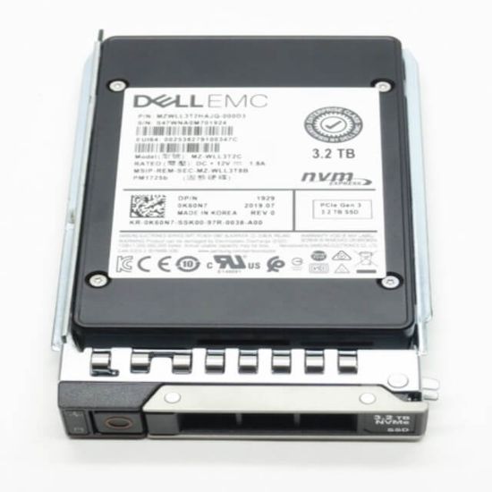 Picture of Dell K60N7 3.2TB PCIE Solid State Drive | New Bulk Pack