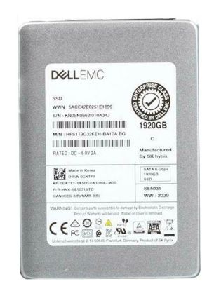 Picture of HFS1T9G32FEH-BA10A Hynix Se5031 Series 1.92TB SATA 6GBPS Internal Enterprise SSD | Refurbished