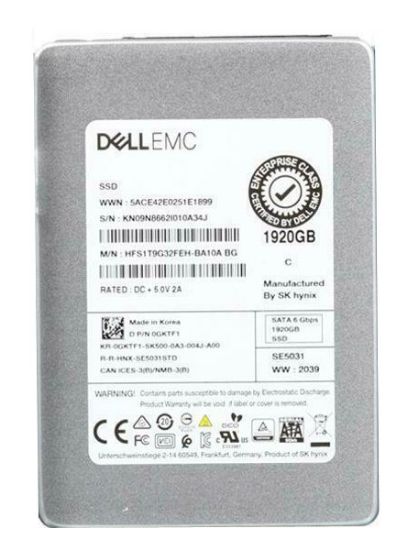 Picture of HFS1T9G32FEH-BA10A Hynix Se5031 Series 1.92TB SATA 6GBPS Internal Enterprise SSD | Refurbished