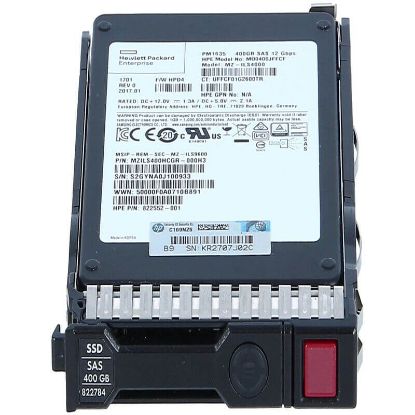 Picture of HPE MO0400JFFCF 400GB SAS-12GBPS 2.5inch Mixed Use Small Form Factor SSD | Refurbished