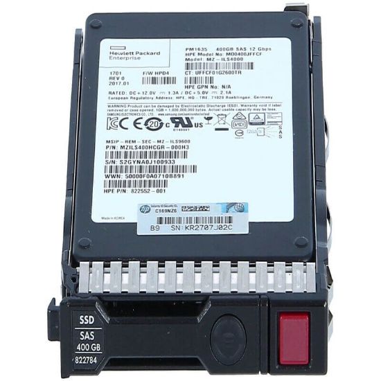 Picture of HPE MO0400JFFCF 400GB SAS-12GBPS 2.5inch Mixed Use Small Form Factor SSD | Refurbished
