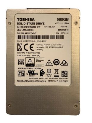 Picture of KRM6VRUG960G Toshiba 960GB BICS 2.5inch SAS-12GBPS Mixed Use Enterprise SSD | Refurbished