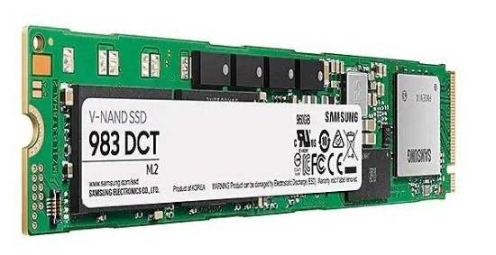 Picture of MZ-1LB9600 Samsung 983 Dct Series 960GB M.2 PCIE 3.0 X4 Nvme Internal SSD | New Bulk Pack