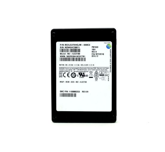 Picture of MZ-ILS3T80 Samsung Pm1633a 3.84TB Read Intensive Tlc SAS 12GBPS 512E SSD | Refurbished