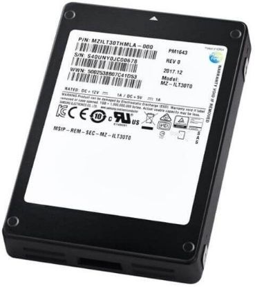 Picture of MZ-ILT6T4B Samsung 6.4TB SAS 12GBPS Pm1645a Mixed Use Enterprise SSD | Brand New | HPE OEM