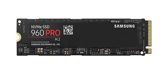 Picture of MZ-V6P2T0 Samsung 2TB 960pro, PCIE 3.0 X4 (nvme), M.2 2280 Card SSD | Refurbished