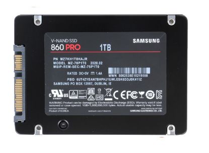 Picture of MZ7KH1T0HAJR Samsung 860 PRO Series 1TB SATA 6GBPS 2.5inch MLC Internal SSD | Refurbished