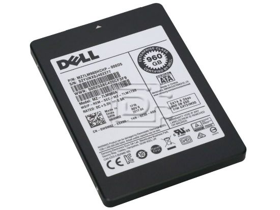 Picture of MZ7LM960HCHP-000D5 Samsung SFF 960GB SATA 6GBPS SSD | Refurbished | Dell OEM