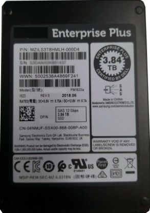 Picture of MZILS3T8HMLH-000D4 Samsung PM1633A 3.84TB SAS 12GBPS Internal SSD | Refurbished | Dell OEM
