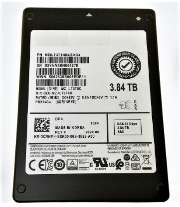 Picture of MZILT3T8HBLSAD3 Samsung 3.84TB SAS 12GBPS 2.5Inch Read Intensive TLC Enterprise Internal SSD | Refurbished | Dell OEM