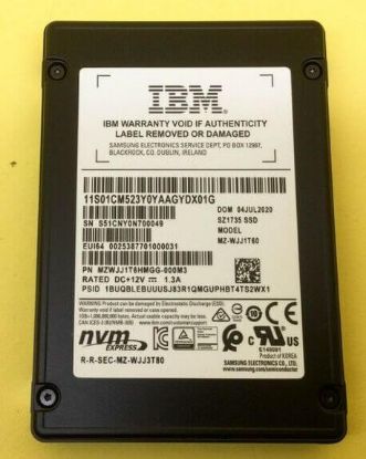 Picture of MZWJJ1T6HMGG-000M3 Samsung SZ1735 1.6TB Nvme PCI-Express U.2 2.5 Inch Internal SSD | IBM OEM | Brand New