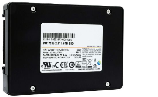 Picture of MZWLL1T6HAJQ-00AD3 Samsung 1.6TB PM1725b 2.5inch PCI Express Mixed Use TLC SSD | Refurbished