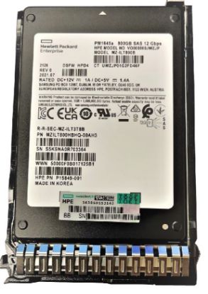 Picture of P15849-001 HPE 800GB SAS 12GBPS 2.5in SSD | New Sealed Spare