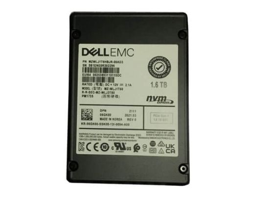 Picture of Samsung MZWLJ1T6HBJR-00AD3 Pm1735 1.6TB 2.5inch Mix Use PCIE 4.0 X8 (nvme) Enterprise Internal SSD | Refurbished | Dell OEM