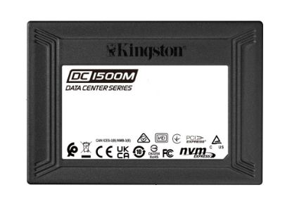 Picture of SEDC1500M/7680G Kingston DC1500m 7.68TB 2.5inch SFF-8639 Nvme, PCI-Express SSD | Brand New 3 Years Warranty