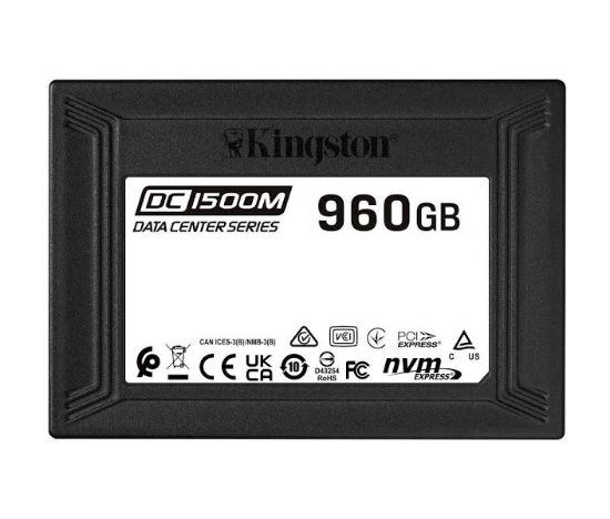 Picture of SEDC1500M/960G Kingston 960GB 2.5inch U.2 SFF PCI-Express Nvme Mixed Use SSD | Brand New 5 Years Warranty