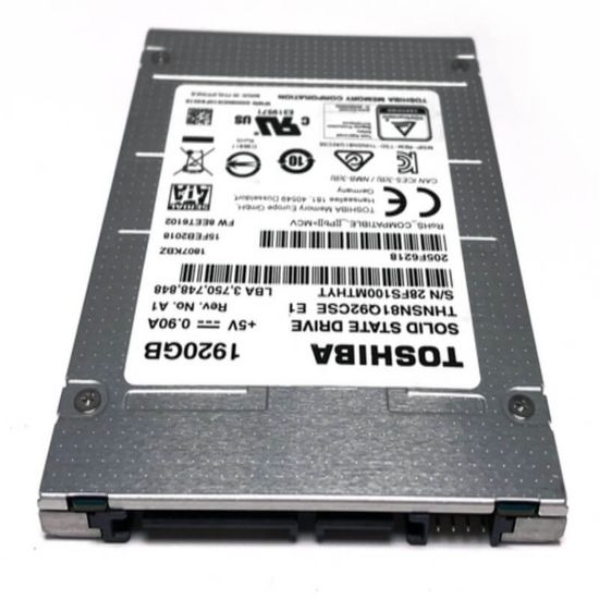 Picture of Toshiba PX05SRB192Y SAS 1.92TB 12GBPS 2.5inch Internal Hot Plug SSD | Brand New 3 Years Warranty