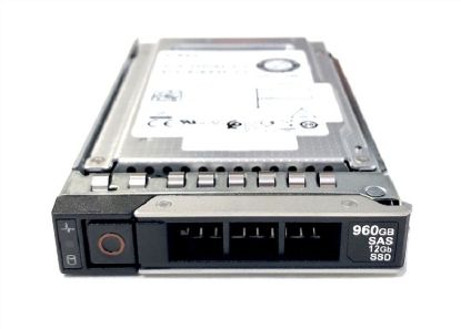 Picture of VND6F Dell 960GB SAS 12GBPS 512e Hot Plug Read Intensive SSD With Tray | Refurbished