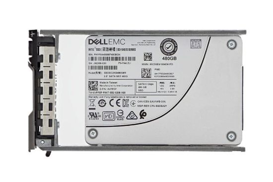 Picture of VPP5P Dell 480GB Read-Intensive Triple Level Cell (Tlc) Sata 6GBPS 2.5inch Hot Swap D3-S4510 Series Solid State Drive With Tray For Dell Poweredge Server | Refurbished