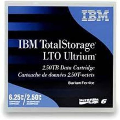 Picture of 00V7590-5PK IBM 2.5/6.25TB LTO Ultrium 6 Data Cartridge | Brand New 3 Years Warranty