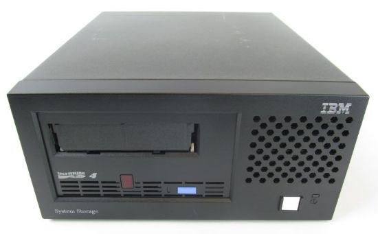 Picture of 3580-S43 IBM 800/1600GB LTO-4 SAS External Tape Drive. Refurbished.