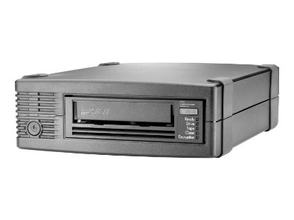 Picture of 882281-001 HPE 12TB/30TB LTO-8 Ultrium 30750 HH SAS External Tape Drive. Refurbished.