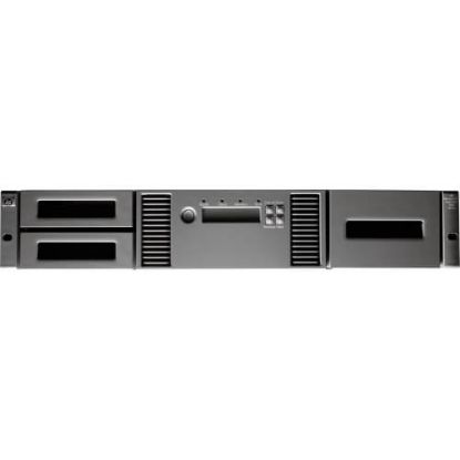 Picture of BL531A HP 38.4/76.8TB StorageWrks MSL2024 LTO5 3280 FH FC 1DR/24 Slot LC 2U RM Tape Library. Refurbished