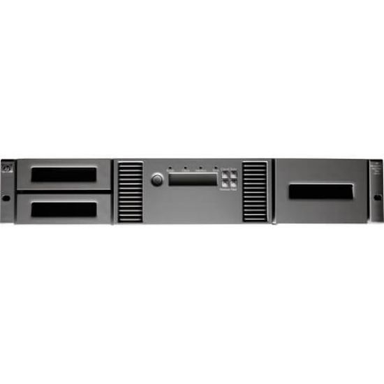Picture of BL531A HP 38.4/76.8TB StorageWrks MSL2024 LTO5 3280 FH FC 1DR/24 Slot LC 2U RM Tape Library. Refurbished