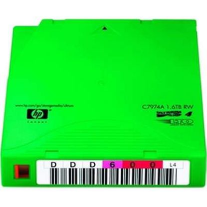 Picture of C7974AN HP LTO4 Ultrium1840 800/1600GB Non-Cust Lbl 20PK DATA Cartridge. New Bulk Pack.