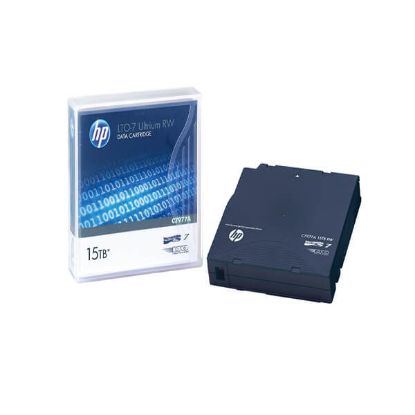 Picture of C7977A HP 6TB(Native) / 15TB(Compressed) LTO7 Ultrium Tape Media Cartridge. New Bulk Pack. Minimum Order 5 Pcs.