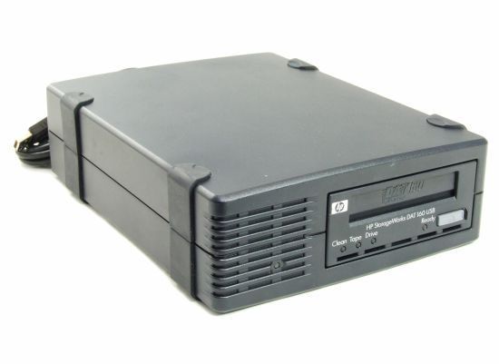 Picture of Q1581A HP 80/160 GB Storageworks Dat160 USB Ext Tape Drive. Refurbished.