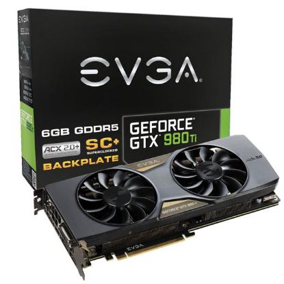 Picture of 06G-P4-4995-KR EVGA GeForce GTX ACX 6GB GDDR5 PCI-E DVI HDMI Video Card | New Bulk Pack