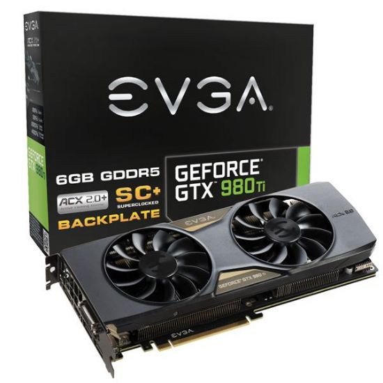 Picture of 06G-P4-4995-KR EVGA GeForce GTX ACX 6GB GDDR5 PCI-E DVI HDMI Video Card | New Bulk Pack