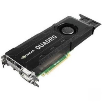Picture of 0B47081 Lenovo Quadro K5000 Video CARD 4 GB PCI Express 2.0 X16 Full Height Nvidia Quadro K5000 PCIE 2.0 4GB 2DP 2DVI 3840 X 2160 Displayport DVI. Refurbished.