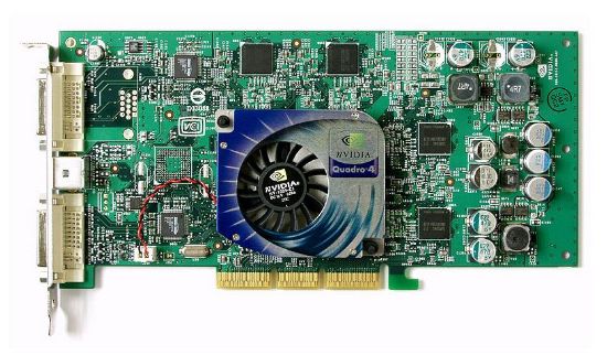 Picture of 308961-004 HP Nvidia Quadro4 980XGL 128MB DDR DVI / VGA Video Graphics Card | Refurbished