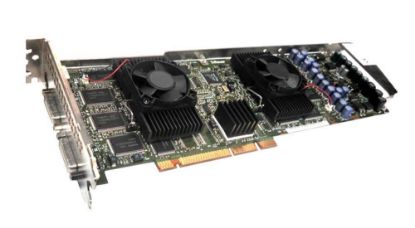 Picture of 5U972 Dell 3D Labs Wildcat 7110 256MB AGP DDR Dual DVI Graphics Card W/O Cable. Refurbished.
