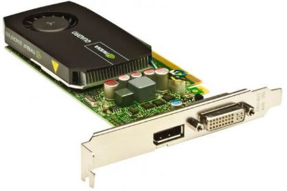 Picture of 612951-002 HP Nvidia Quadro 600 PCIE 1GB Video Card. New Bulk Pack.