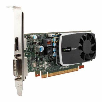 Picture of 616074-001 HP Nvidia Quadro 600 1GB GDDR3 SD RAM PCI Express 2.0 X16 Low Profile Graphics Card For Workstation. Refurbished.